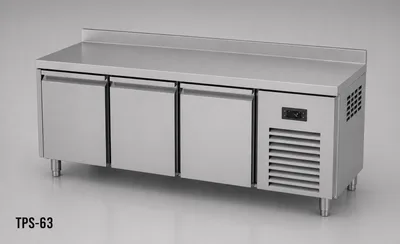 Counter Type 3-Door Snack Refrigerator