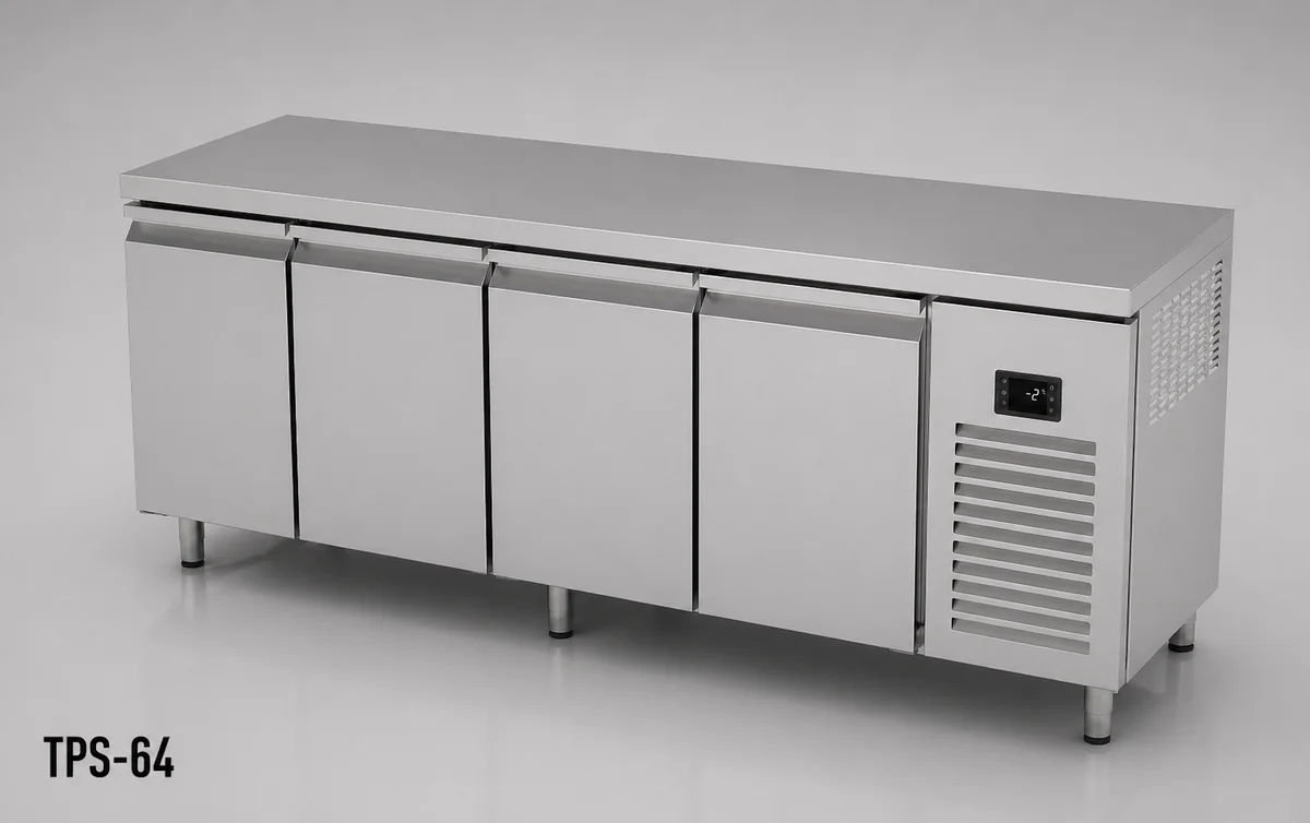 Counter Type 4-Door Snack Refrigerator