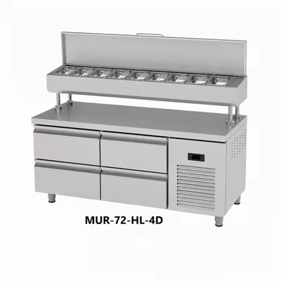 Counter Type High Leg Refrigerated Make-Up Unit (MUR-72-HL/73-HL)