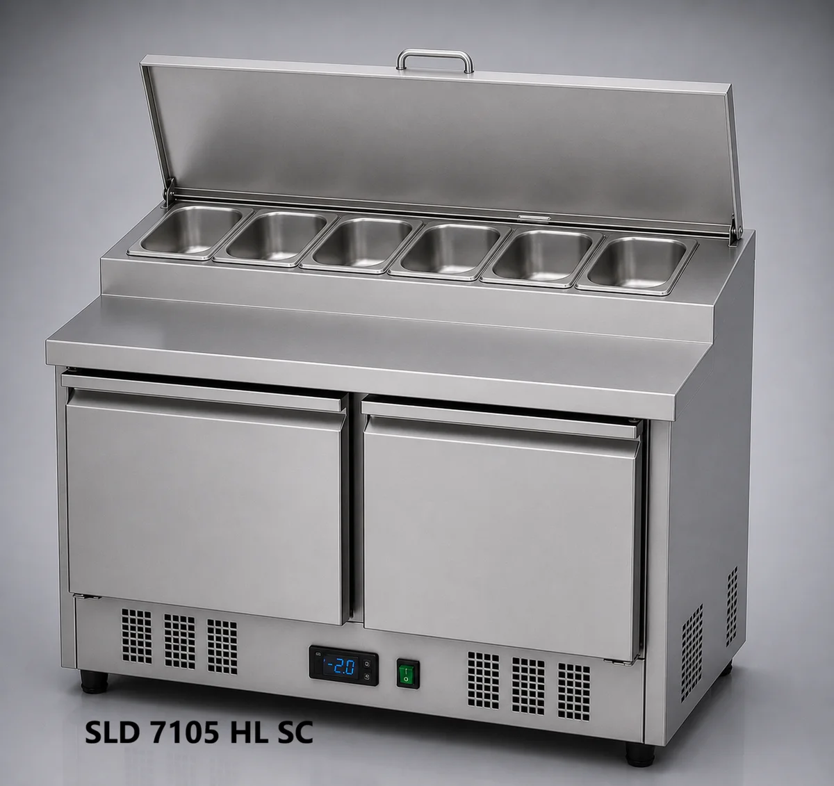 Counter Type High Leg and Polyethylene Top Saladette (SLD-HL/PE Series)