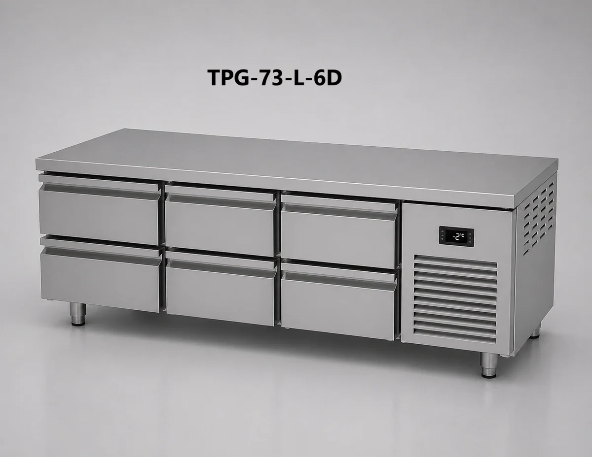 Under-Counter Gastronorm Refrigerator (TPG-73-L)