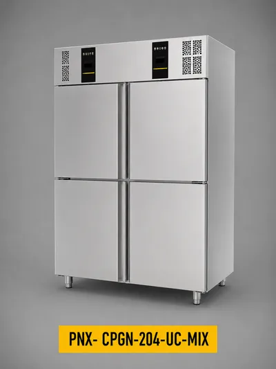 Upright Gastronorm Dual Temperature Refrigerator-Freezer (PNX-CPGN-MIX Series)