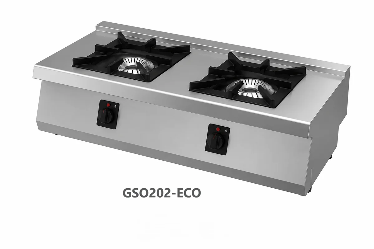 Countertop Open Gas Burner, 350mm Depth (Eco)
