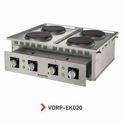 Electric Round Hot Plate Range, Drop-In