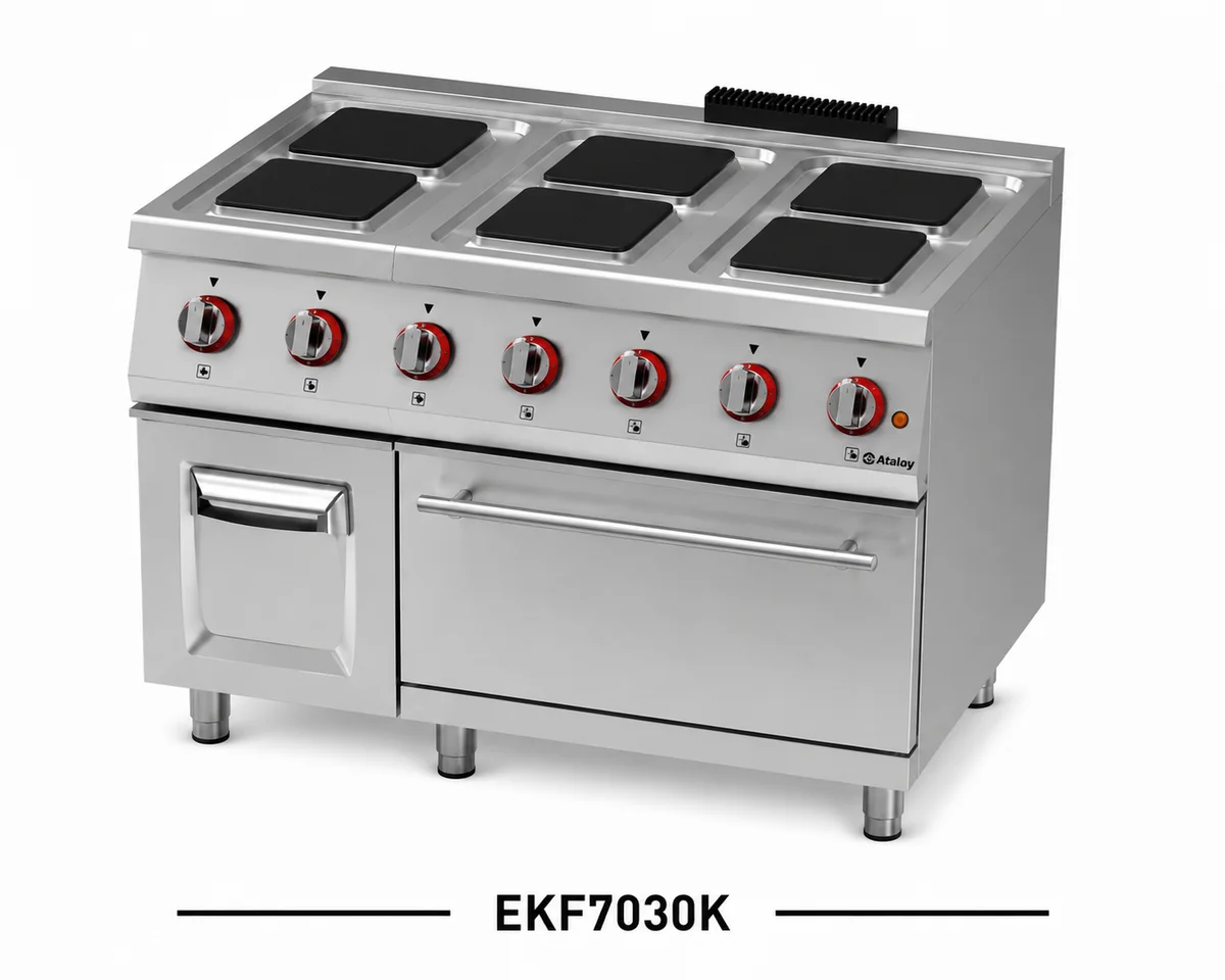 Electric Round Plate Range with Oven — 700 Series