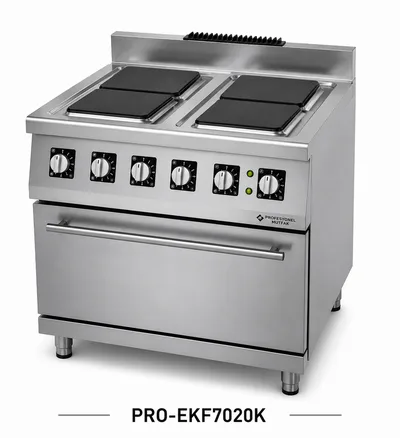 Electric Round Plate Range with Oven, PRO — 700 Series