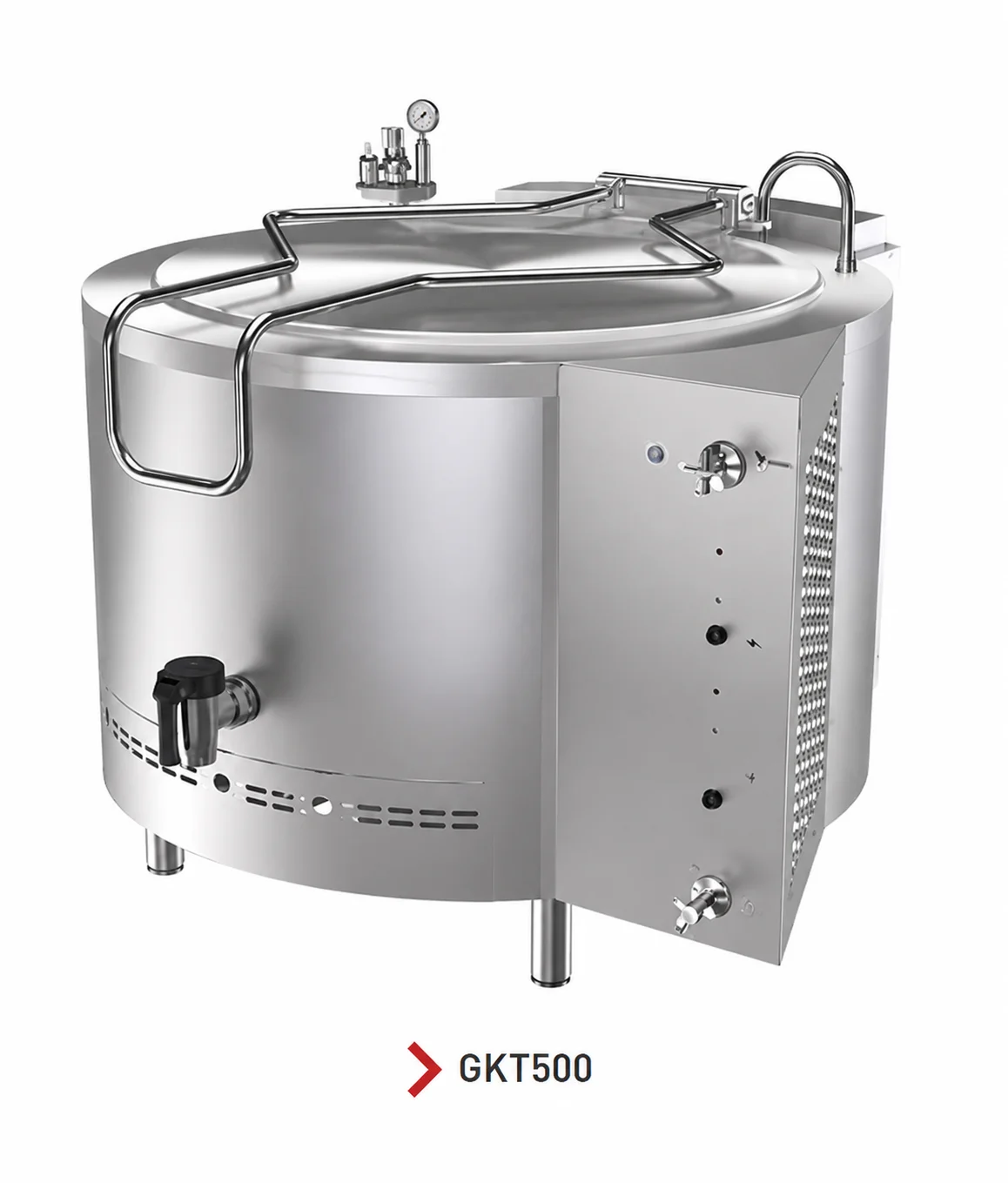 Gas Indirect Boiling Pan, Extra Large (500L)