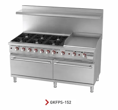 Gas Range with Griddle and 2 Ovens, Special Configuration