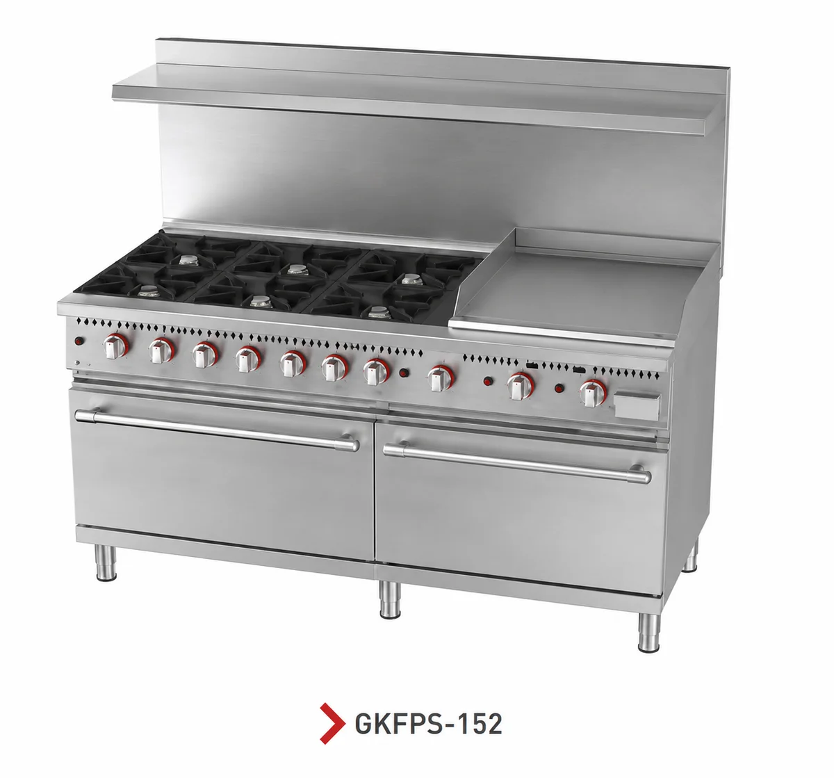 Gas Range with Griddle and 2 Ovens, Special Configuration