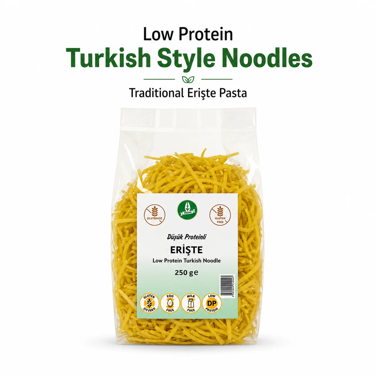 Low Protein Turkish Style Noodles