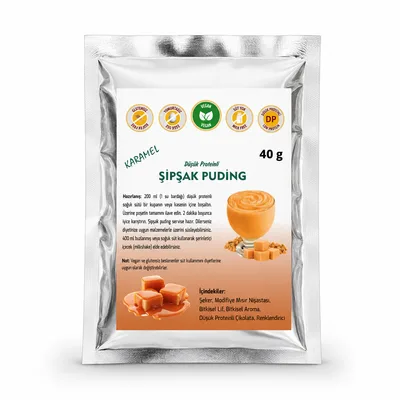Low-Protein Instant Caramel Pudding Mix