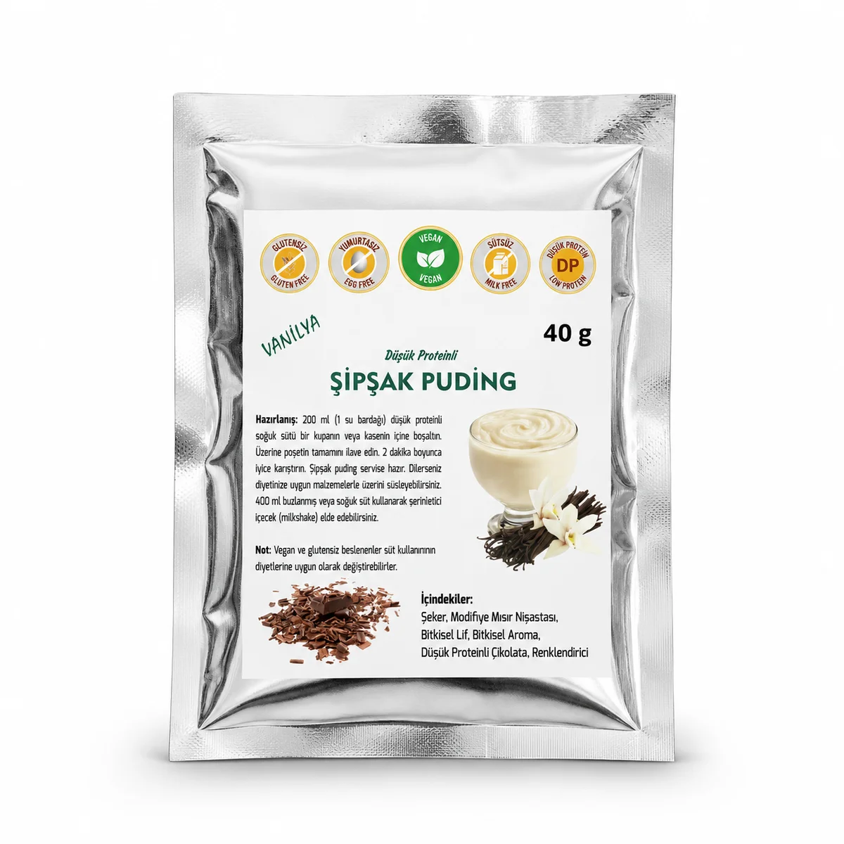 Low-Protein Instant Vanilla Pudding Mix
