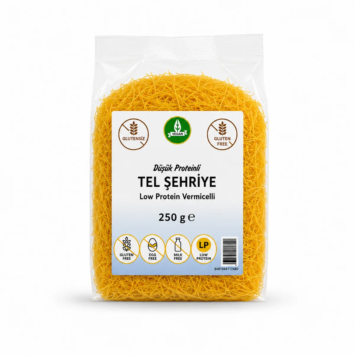 Low-Protein Thin Vermicelli Pasta
