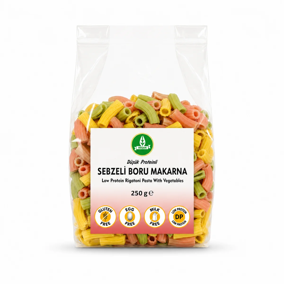 Low-Protein Vegetable Penne Pasta