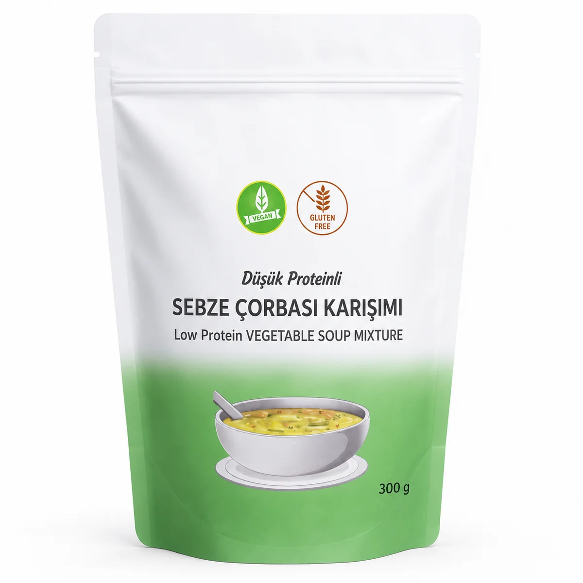 Low-Protein Vegetable Soup Mix